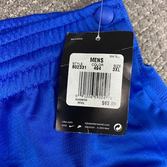 Nike Rivalry Tear Away Pants Men's 3XL Blue White Basketball Track 802331 494 - Picture 4 of 15